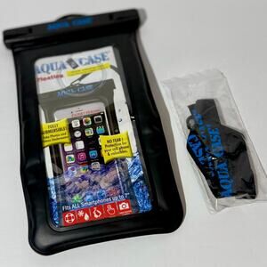 🌊 NWT Waterproof Pouch : Aqua Case Plus Floating Protective Phone Cover Black